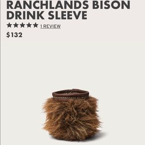 Filson Ranchlands Bison Drink Sleeve